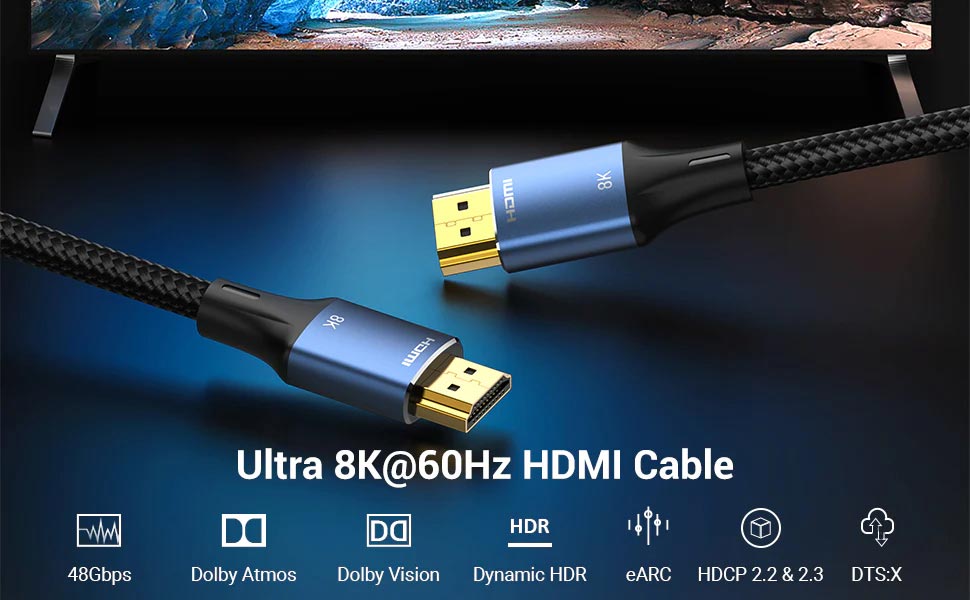 Vention ALGLF HDMI Male to Male 8K HD Cable Price in BD